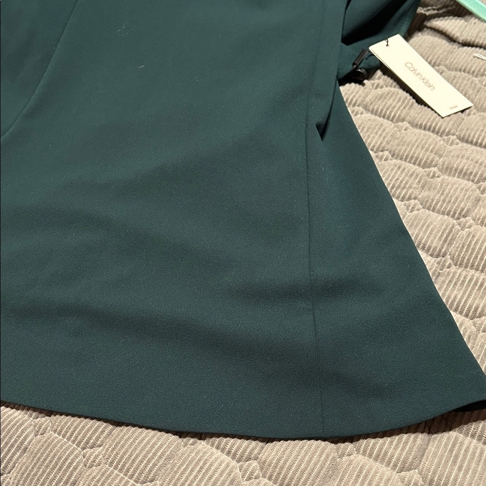 Calvin Klein Dark Green Halter Maxi Dress - Picture 5 of 6